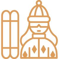 Snow Board Icon Element For Design vector