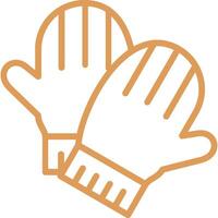 Mittens Icon Element For Design vector