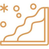 Snow Avalanche Icon Element For Design vector