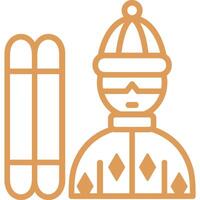Snow Board Icon Element For Design vector