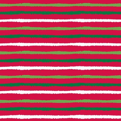Seamless Imperfect Line Stripes On Red Background