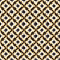 Seamless Rhombus Pattern On Black Background vector