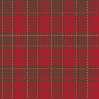 Seamless Red And Green Plaid Tartan Pattern vector