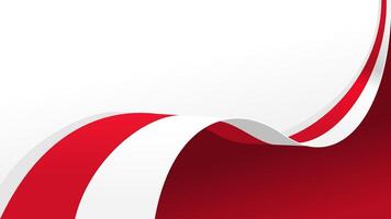 waving Monaco flag background with copy space for text. Monaco national day vector