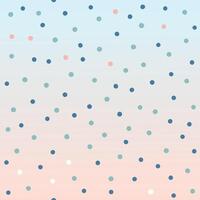Delicate Pastel Dot Pattern Background. vector