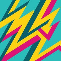 Vibrant Abstract Design with Bold Colors and Geometric Shapes. vector