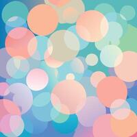 Abstract Background with Colorful Circles. vector