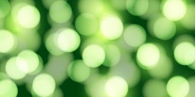 green nature bokeh effect background vector