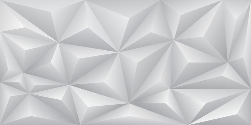elegant 3d white triangle polygon pattern background