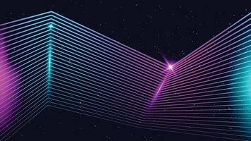 futuristic HD vaporwave background wallpaper with neon, retro, 90s, and glow styles. abstract line art retro wave with neon and glow styles. vector