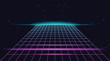 futuristic abstract vaporwave background wallpaper with neon, 90s, 80s, retro and glow styles. geometric retro neon and vaporwave background wallpaper with HD and 2K resolution vector