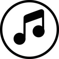 Music Notes Icon for Digital Projects and Graphic Design vector