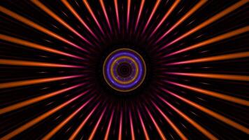 A colorful abstract image of a starburst video