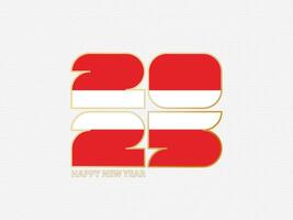 Abstract numbers 2025 with flag of Austria. vector