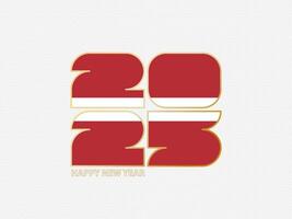 Abstract numbers 2025 with flag of Latvia. vector