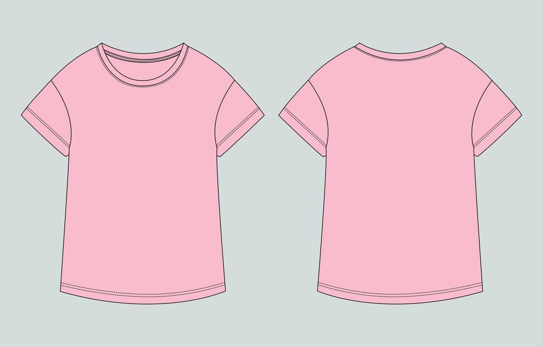 Pink T Shirt Template Vector Art Icons and Graphics for Free Download Pink T Shirt Template Vector Art Icons and Graphics for Free Download