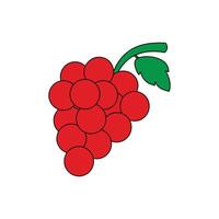 Grapes read illustration with Write backroad vector