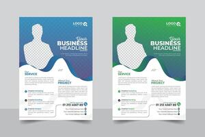 Abstract style and simple layout, Business proposal, promotion, advertise, publication, colorful business flyer template vector