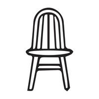 The Art of Seating Line Icons of Chairs vector