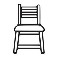 Chairs in Line A Collection of Iconic Outlines vector