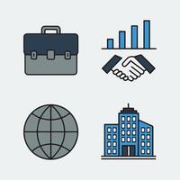 Essential Line Icons for Website Navigation Tools vector
