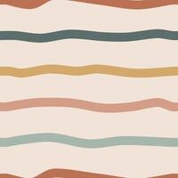Seamless pattern of boho line vector