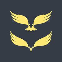 Flying eagles trendy artwork stunning abstract illustration colorful useable design vector