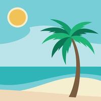 Stylish Coastal Background with Smooth Gradient Colors vector