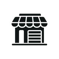 Store icon a polished and compact design for versatile commercial uses vector