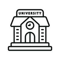 University icon a creative illustration perfect for university-themed marketing vector
