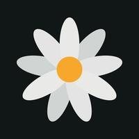 Daisy flower icon brings a fresh and lively touch, perfect for representing joy and natural beauty in both print and digital media. vector
