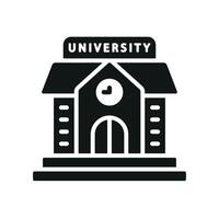 University icon a high-quality graphic ideal for online learning platforms vector