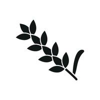 Lavender flower icon highlights a clean and versatile design, suitable for both print and digital media focused on relaxation or serenity. vector