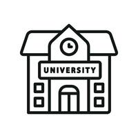 University icon a detailed graphic ideal for academic or research projects vector