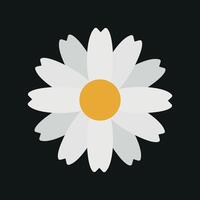 Daisy flower icon showcases a simple and timeless look, ideal for enhancing garden-related campaigns or eco-friendly products. vector