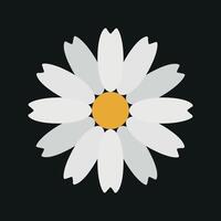 Daisy flower icon offers a soft and versatile design, great for promoting wellness products or spring-inspired campaigns. vector