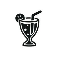 Soda drink icon showcases a fun and energetic style, ideal for enhancing beverage branding or soda-related campaigns. vector