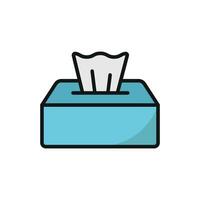 Tissue icon a minimalist design suitable for healthcare applications vector