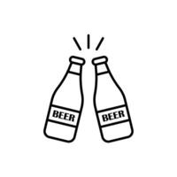 Beer icon a clean and simple illustration perfect for beverage designs vector