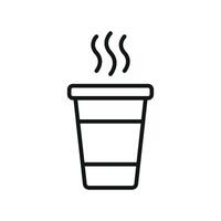 Hot chocolate drink icon features a warm and cozy design, perfect for winter branding, menus, or holiday-themed projects. vector