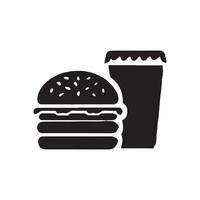 Fast food icon illustration isolated on vector