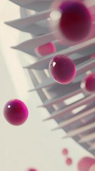 bacterias y virus partículas flotante en el aire cerca un ventana con persianas durante luz foto