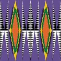 Tribal Motif Ethnic Coloured Wallpaper Folk Abstract Geometric For Tapestry Background. vector