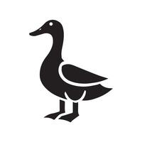 the figure shows the duck. Logo design for the company. vector