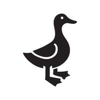 the figure shows the duck. Logo design for the company. vector