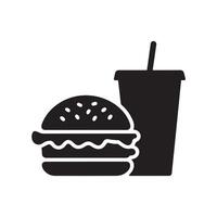 Fastfood icon illustration isolated vector