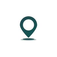 Map pointer icon vector