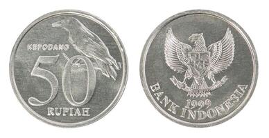 Indonesian rupiah coin set photo