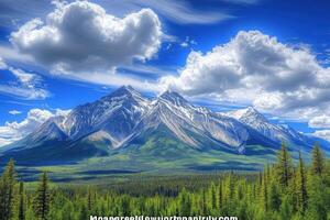 Mountain landscape wallpaper photo