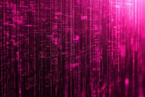 Pink background with binary code photo